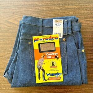 Wrangler Cowboy Cut Jeans in Dark Blue, NWT